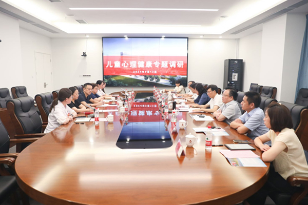 市政協(xié)專(zhuān)題調(diào)研我院兒童心理健康工作